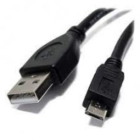 Кабель DeTech USB 2.0 AM-mini (5pin) Black 1,2 м